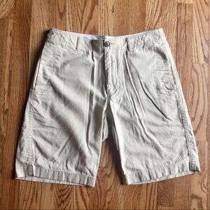 J. Crew cotton-linen shorts.